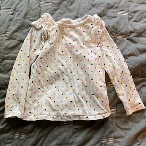Long Sleeve Polka Dot Old Navy Shirt 3T